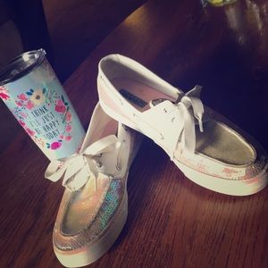 Iridescent Sperry Boat Shoes